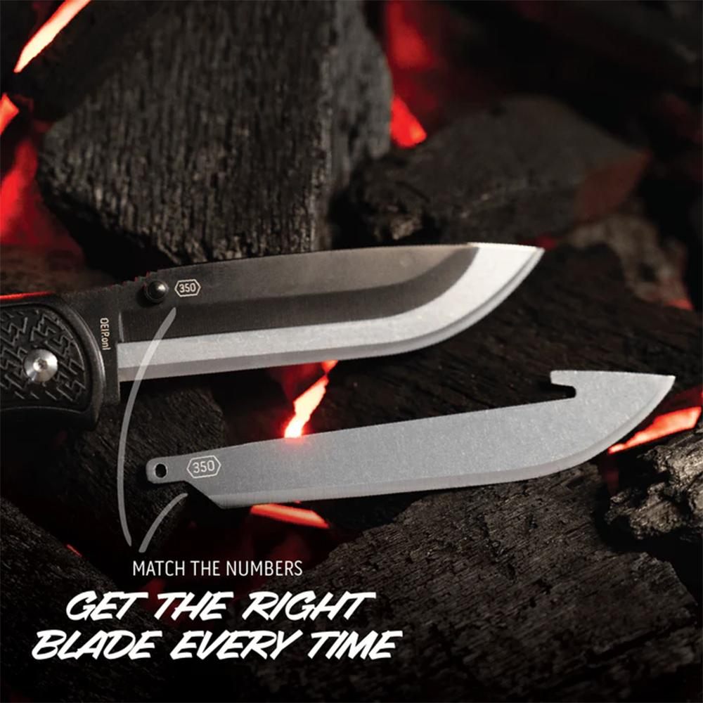 Outdoor Edge OX10C Onyx 3 Blades, 3.50in Folding Drop Point Plain Satin/Bla view 5