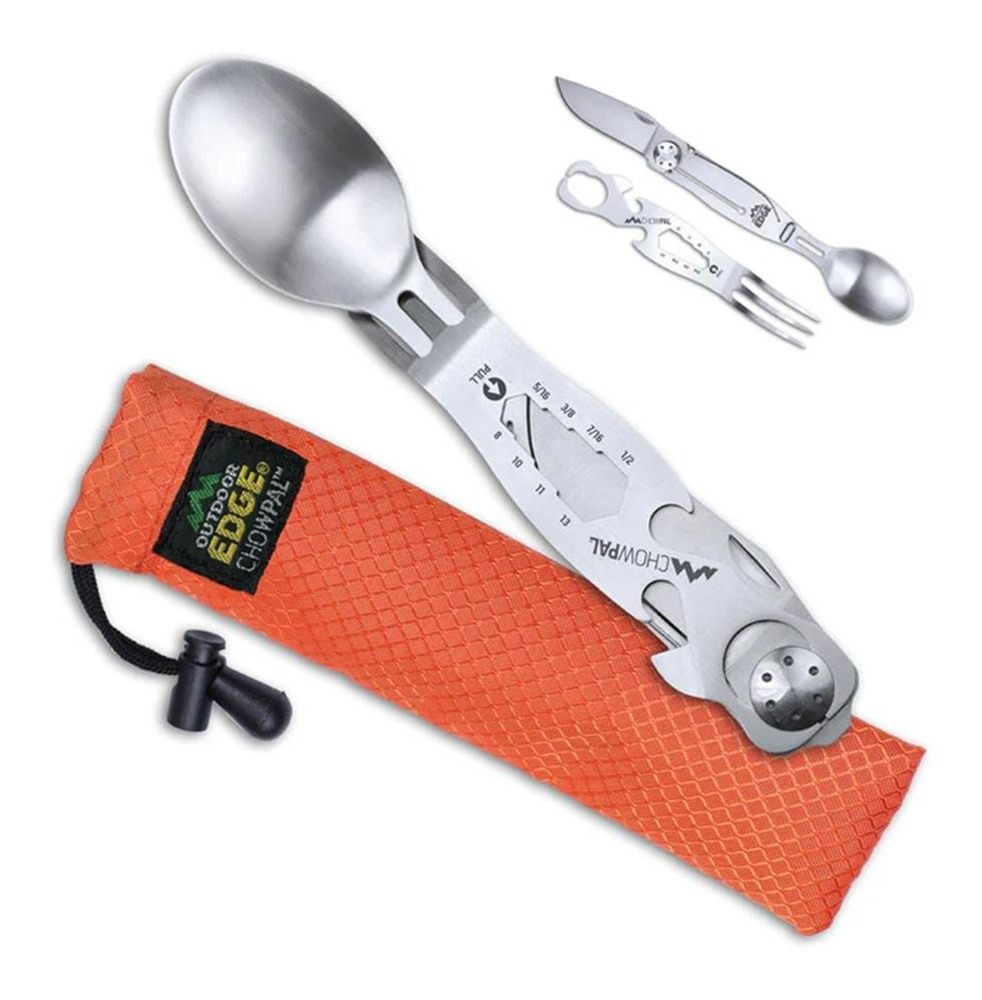 Outdoor Edge Chowpal Mealtime Multitool W/Knife Orng Pouch view 5