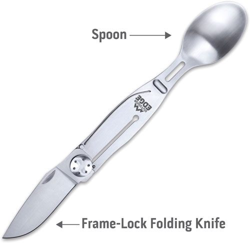 Outdoor Edge Chowpal Mealtime Multitool W/Knife Orng Pouch view 7