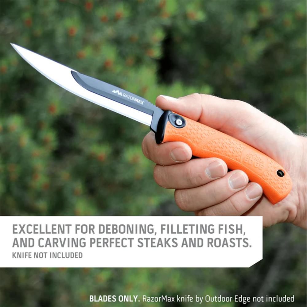 Outdoor Edge 3.5in RazorSafe Replacement 5.0in Boning/Fillet Knife Blades view 3