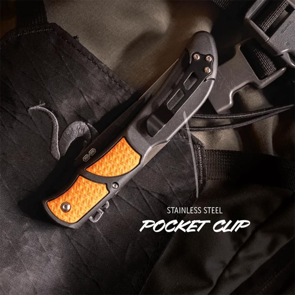 Outdoor Edge RazorBone Replaceable Blade Folding Knife with Boning Drop-poi