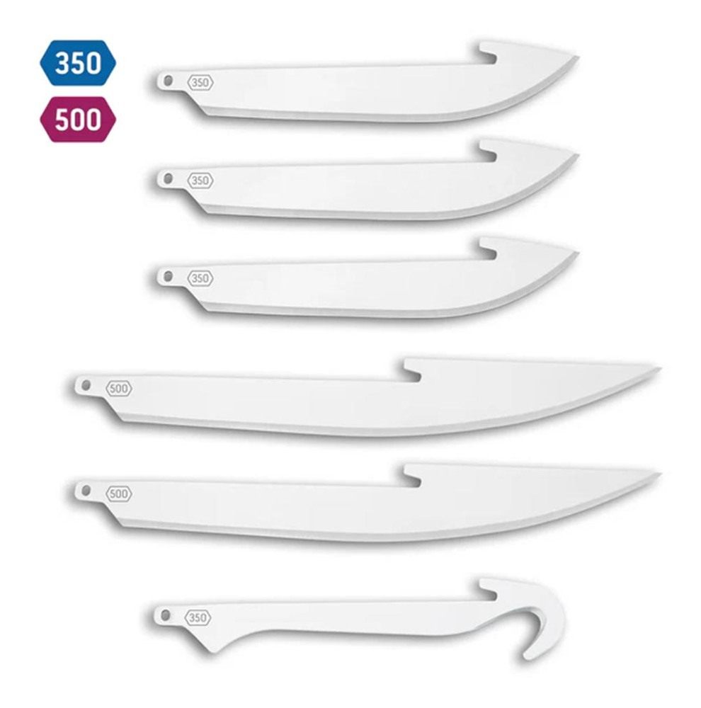 Outdoor Edge 3.5in RazorSafe Replacement Knife Blades - 6 Piece Combo Set ( view 4