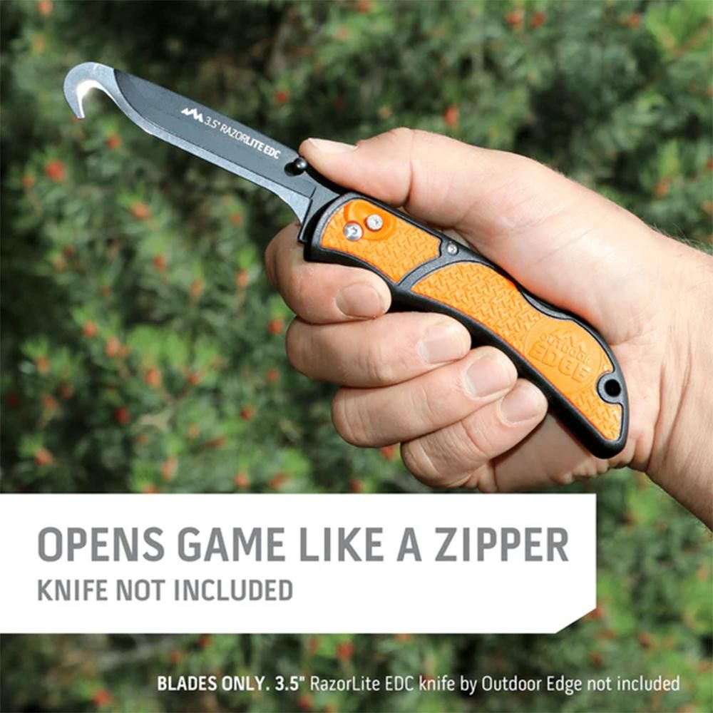 Outdoor Edge Replacement Blade Gutting Pack 4