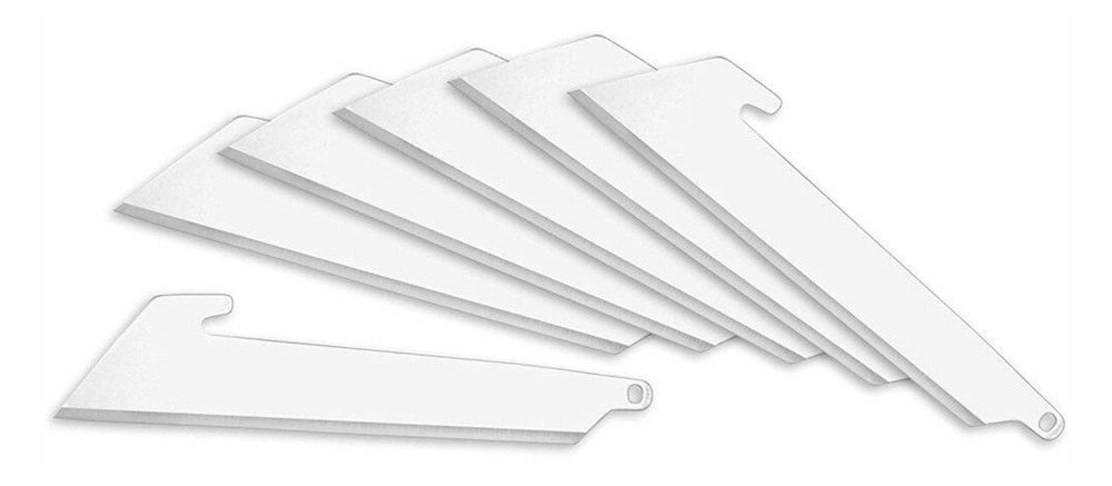 Outdoor Edge 3in Utility Replacment Blades-Stainless (6-Pack) view 3