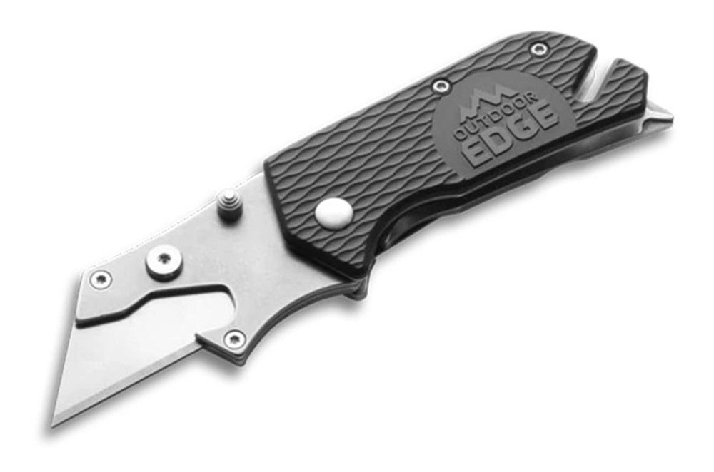Outdoor Edge UtiliPro Folding Utility Knife Multi Tool Black view 3