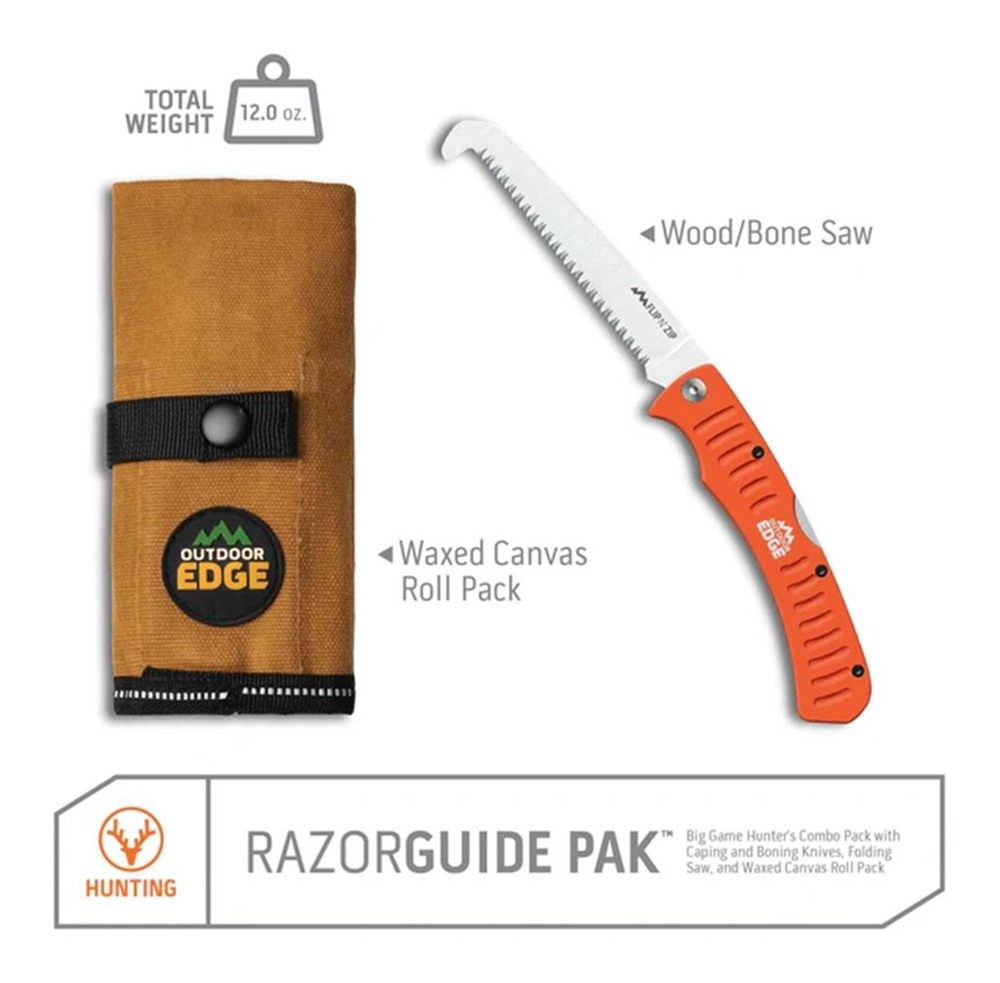 Outdoor Edge RazorGuide Pak Hunting Knife Set. Features Two Replaceable Bla view 5