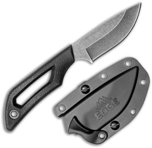 Outdoor Edge | Pivot | Full Tang 2.5in Drop Point Fixed Blade Knife with Sh view 4