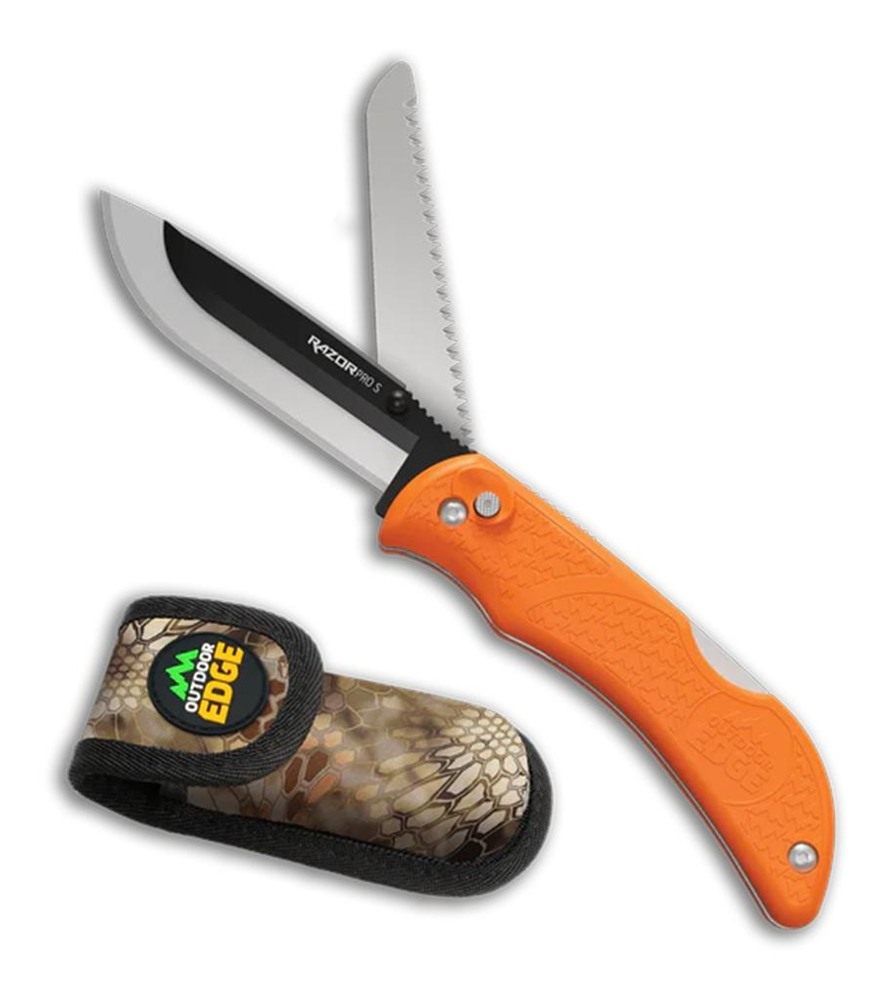 Outdoor Edge RazorPro S Replaceable Blade Folding Knife 3-1/2in Drop Point view 2