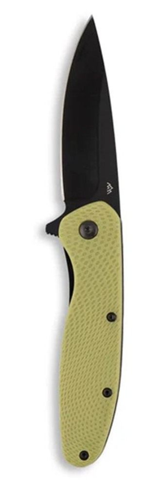 Outdoor Edge VD1C Viddux 3.15in Folding Drop Point Plain Black Oxide 4 Cr14 view 5