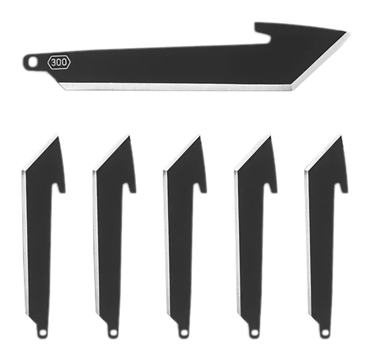 Outdoor Edge RRT30K6C 3in Tanto Plain Black Oxide 420J2 SS Blade 6