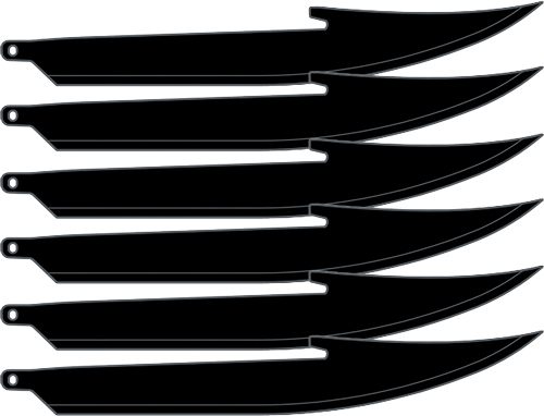 Outdoor Edge RR50K6C 5in Boning/Fillet Plain 420J2 SS Blade 6 view 4