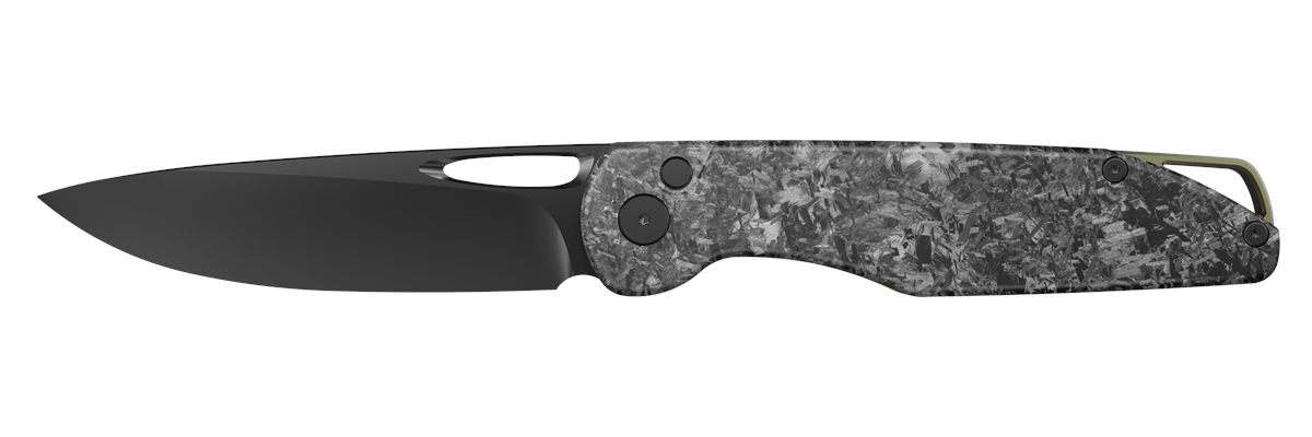 Outdoor Edge KN1C Kaytan 3.30in Drop Point Plain Black Oxide 8 Cr13 MoV SS