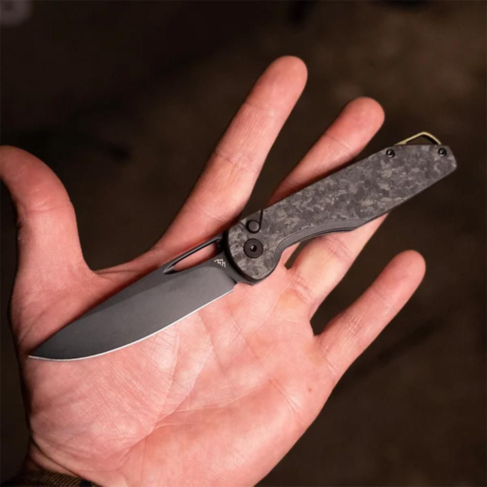 Outdoor Edge KN1C Kaytan 3.30in Drop Point Plain Black Oxide 8 Cr13 MoV SS view 5