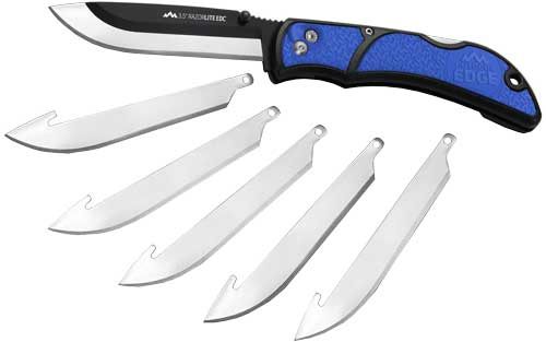 Outdoor Edge RLU40C RazorLite 3.50in Folding Drop Point Tanto Plain 420J2 S view 8
