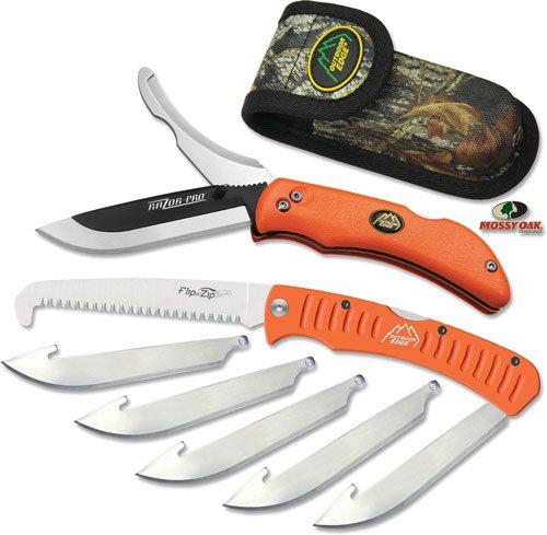 Outdoor Edge RazorPro G Saw Combo Hunting Knife Folding 3-1/2in Drop Point view 6