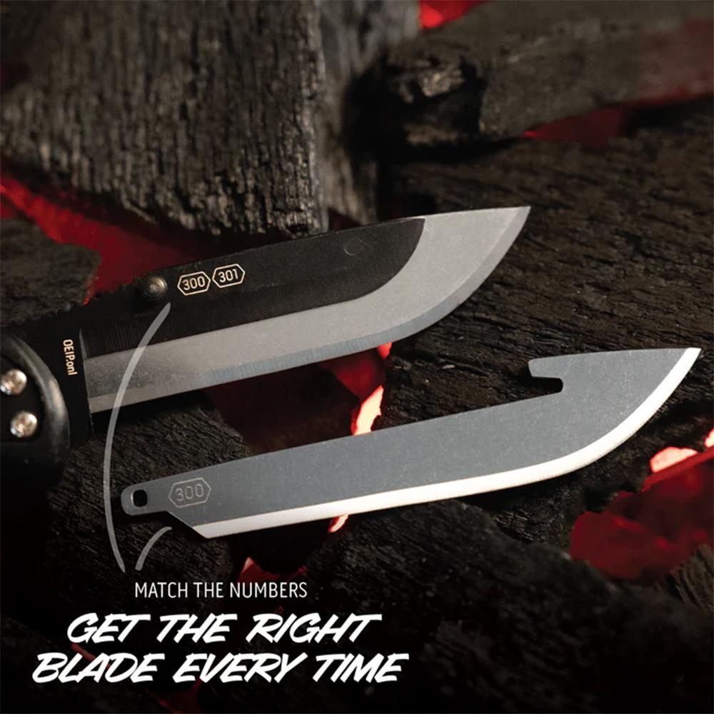 Outdoor Edge OX30C Onyx Lite 3in Folding Plain 420J2 Stainless Steel Blade view 4