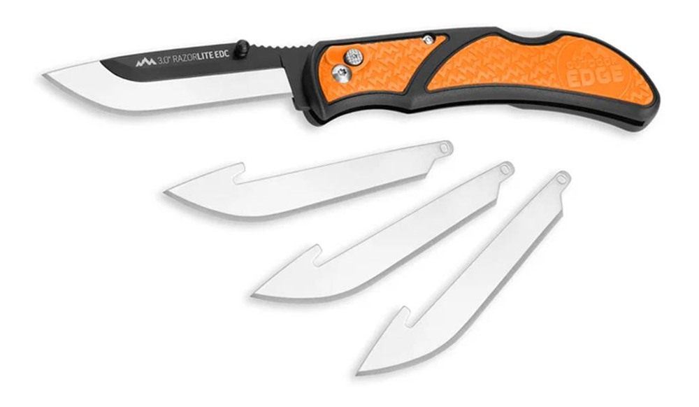 Outdoor Edge Cutlery RazorEDC Lite Replaceable Blade Folding Knife 3in Drop view 7