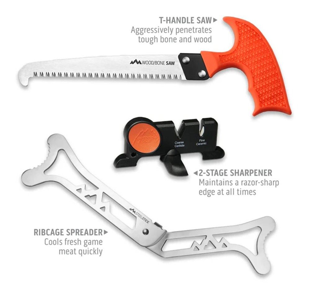 Outdoor Edge Jaeger Pak All-In-One 8-Piece Game Processing Kit view 6