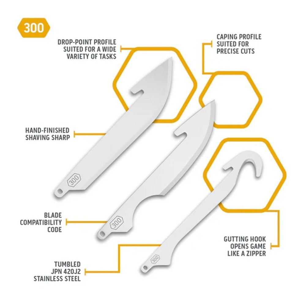 Outdoor Edge 3.0in Combo Blade Pack 6/ct