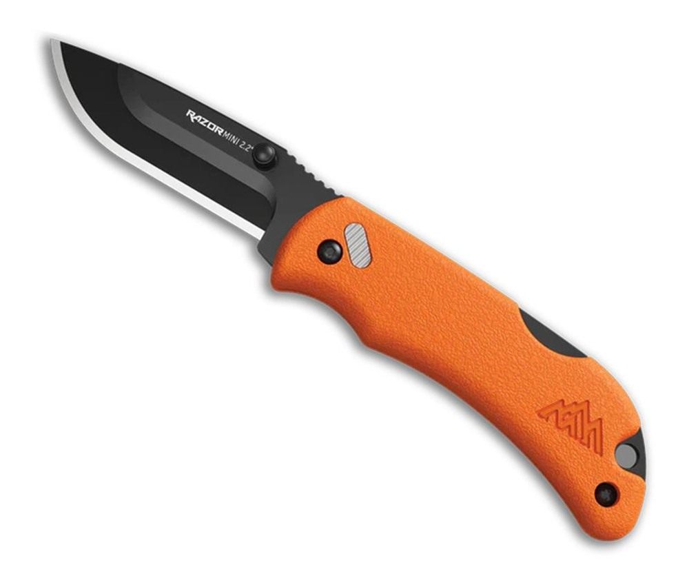 Outdoor Edge RMB222C RazorMini 2.20in Folding Plain 420J2 SS Blade Blaze Or view 5