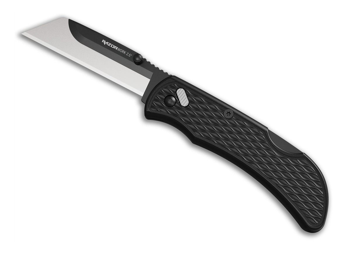 Outdoor Edge OD Razor-Work 2.5in 3 Blades BLK