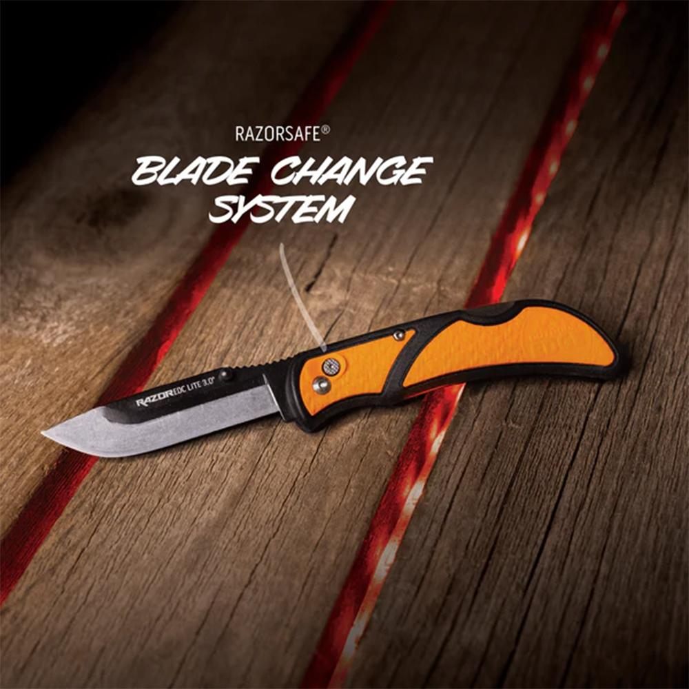 Outdoor Edge Cutlery RazorEDC Lite Replaceable Blade Folding Knife 3in Drop view 3