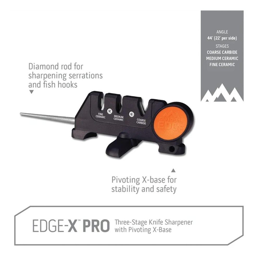 Outdoor Edge Pro, Pocket Sized 4-Stage Carbide/Ceramic/Diamond Abrasive Kni view 2