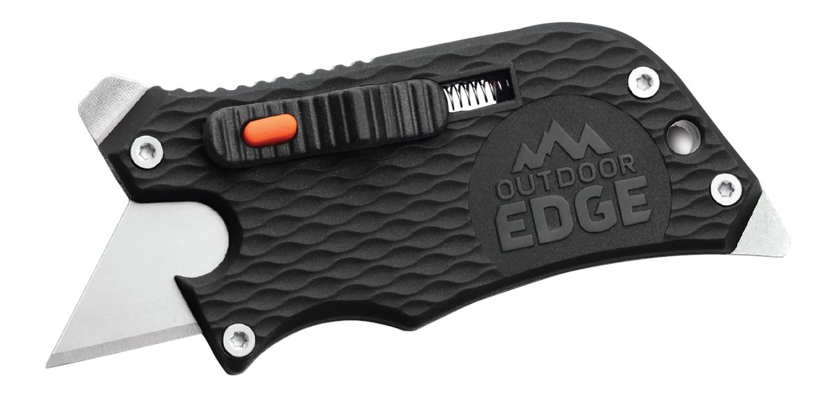 Outdoor Edge SlideWinder - Utility Knife Multitool with Standard Replaceabl