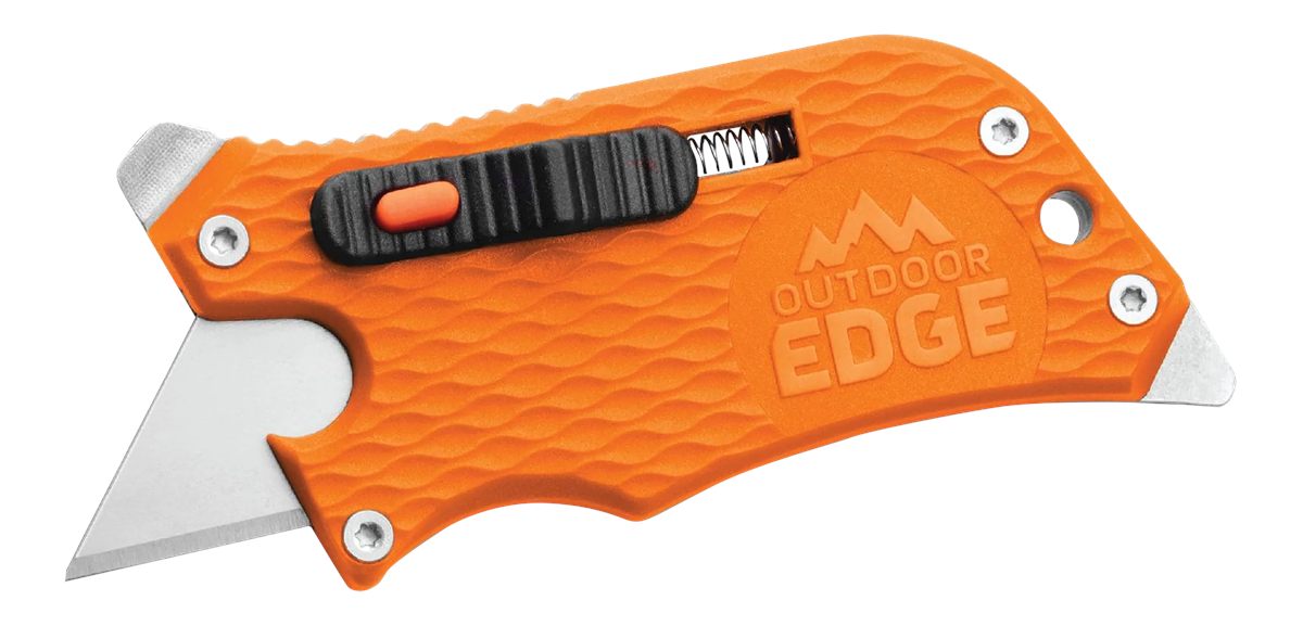 Outdoor Edge SlideWinder - Utility Knife Multitool with Standard Replaceabl