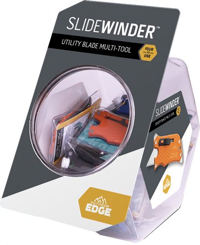 OUTDOOR EDGE SLIDEWINDER 18PC FISHBOWL RETAIL DISPLAY