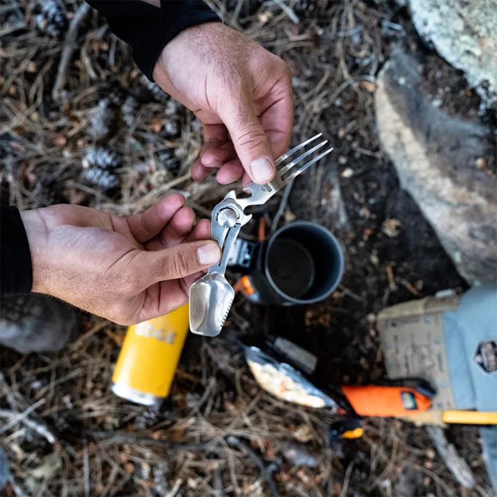 Outdoor Edge Chowlite - Mealtime Multitool with Folding/Locking Fork, Spoon view 2
