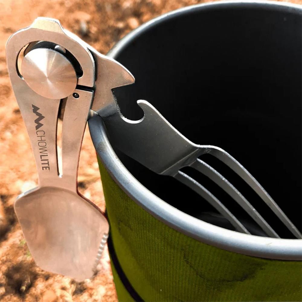 Outdoor Edge Chowlite - Mealtime Multitool with Folding/Locking Fork, Spoon view 3