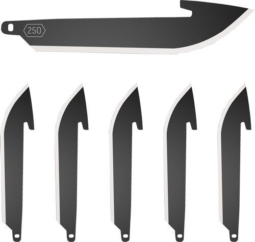 Outdoor Edge 2.5in Drop-Point Blade Pack (Black, 6 Compatibility Code 250 view 5