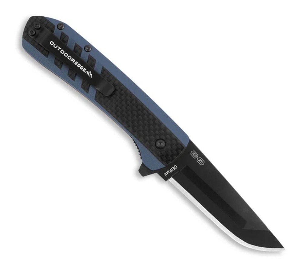 Outdoor Edge Razor VX4 Replaceable Blade Folding Knife 3in Drop Point Blue view 6