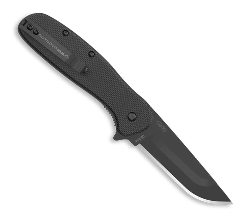 Outdoor Edge Razor VX2 Replaceable Blade Folding Knife 3in Drop Point Black view 5