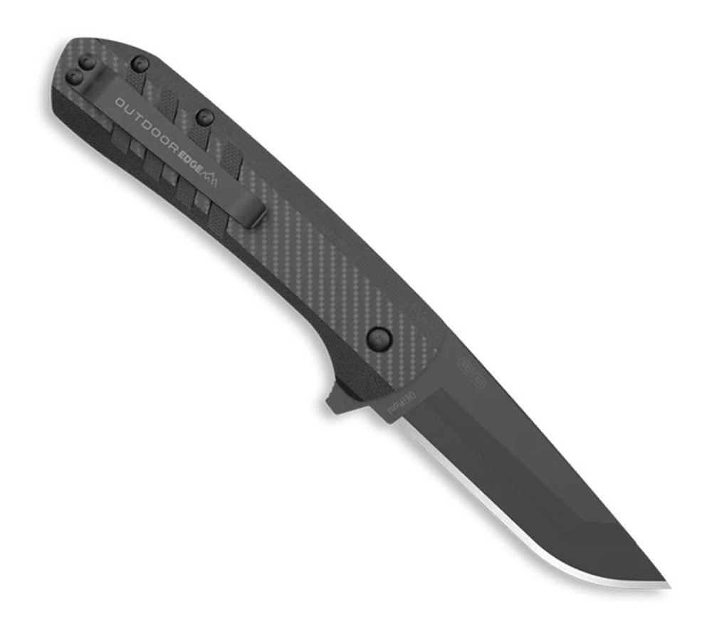 Outdoor Edge Razor VX4 (Carbon Wave) 3in Replacable Blade Ball Bearings EDC view 4