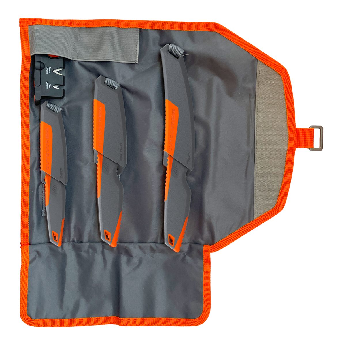 Outdoor Edge VNTX4C Vantex 3.50in/3in/5in Drop Point/Caping/Boning 7 Cr17 M