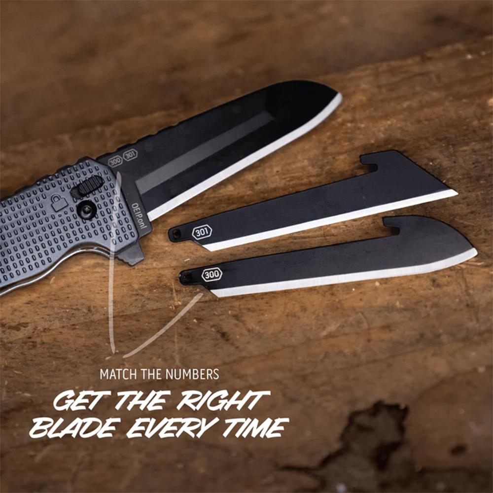Outdoor Edge Razor XD3 (Charcoal Alum)3in Replacable Blade Heavy Duty EDC K view 3