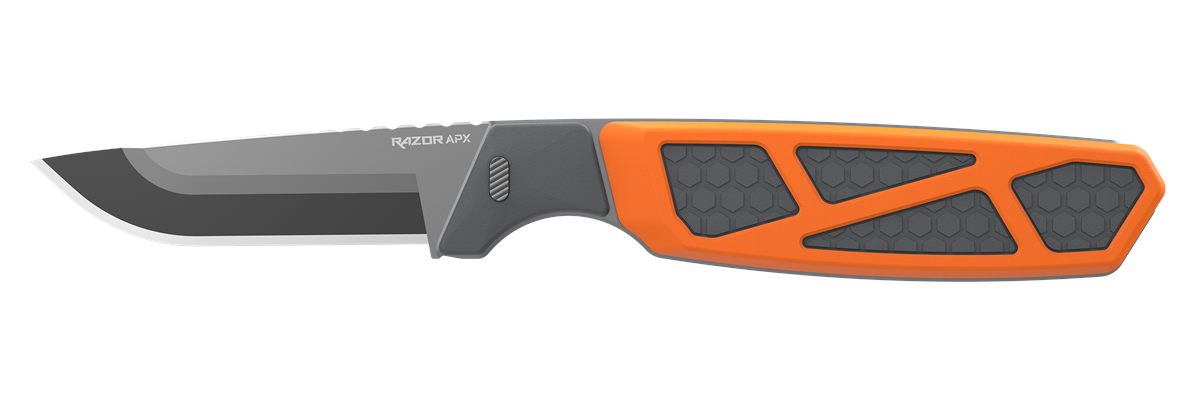 Outdoor Edge Razor Apx Fixed Knife with 3in Removable Drop Point Blades Ora