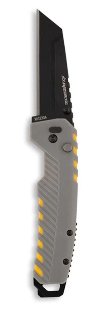 Outdoor Edge Razor XD2 (Grey/Yellow) 3in Replacable Blade Heavy Duty EDC Kn view 6
