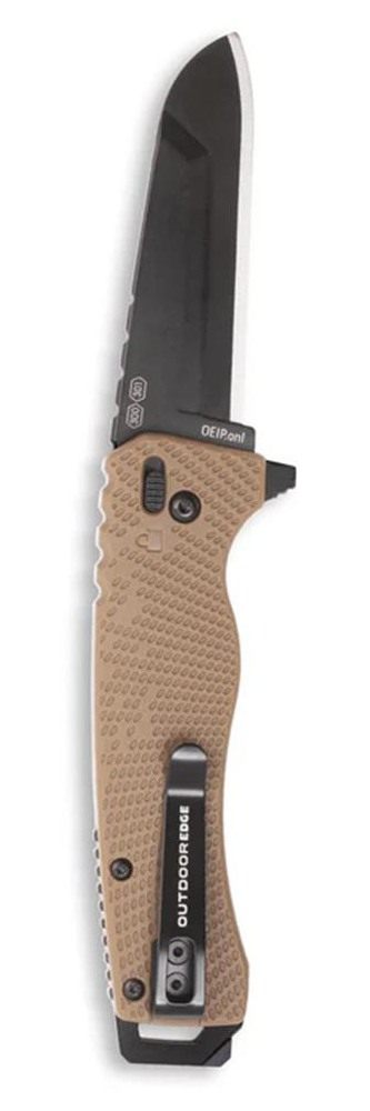 Outdoor Edge XD130AC Razor 3in Folding Sheepsfoot/Utility Plain 420J2 SS Bl view 6