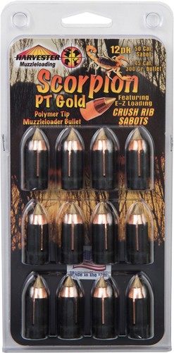 Harvester Muzzleloading Scorpion PT Gold Premium Polymer Tip Muzzleloader B