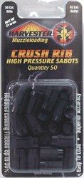 Harvester Muzzleloader 50 Cal. Crush Rib Sabots Fit 45 Bullets 50/pk view 2