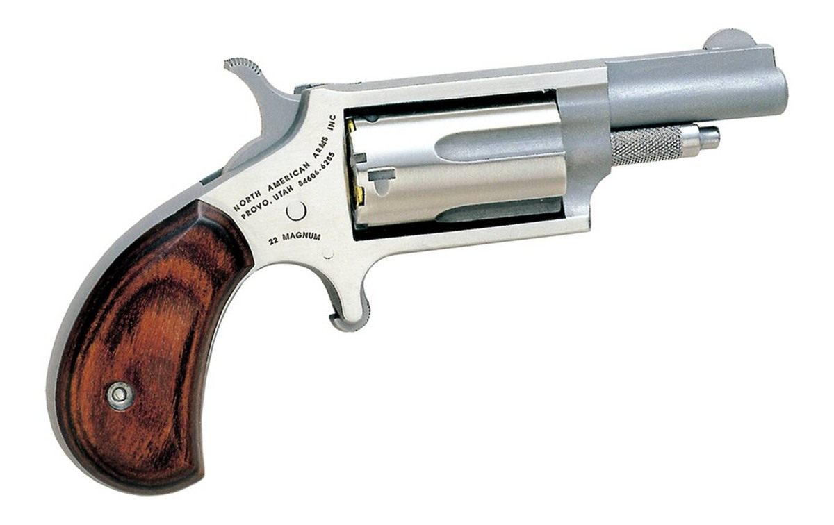 North American Arms 22M Mini-Revolver 22 WMR 5 Shot 1.63in Stainless Steel