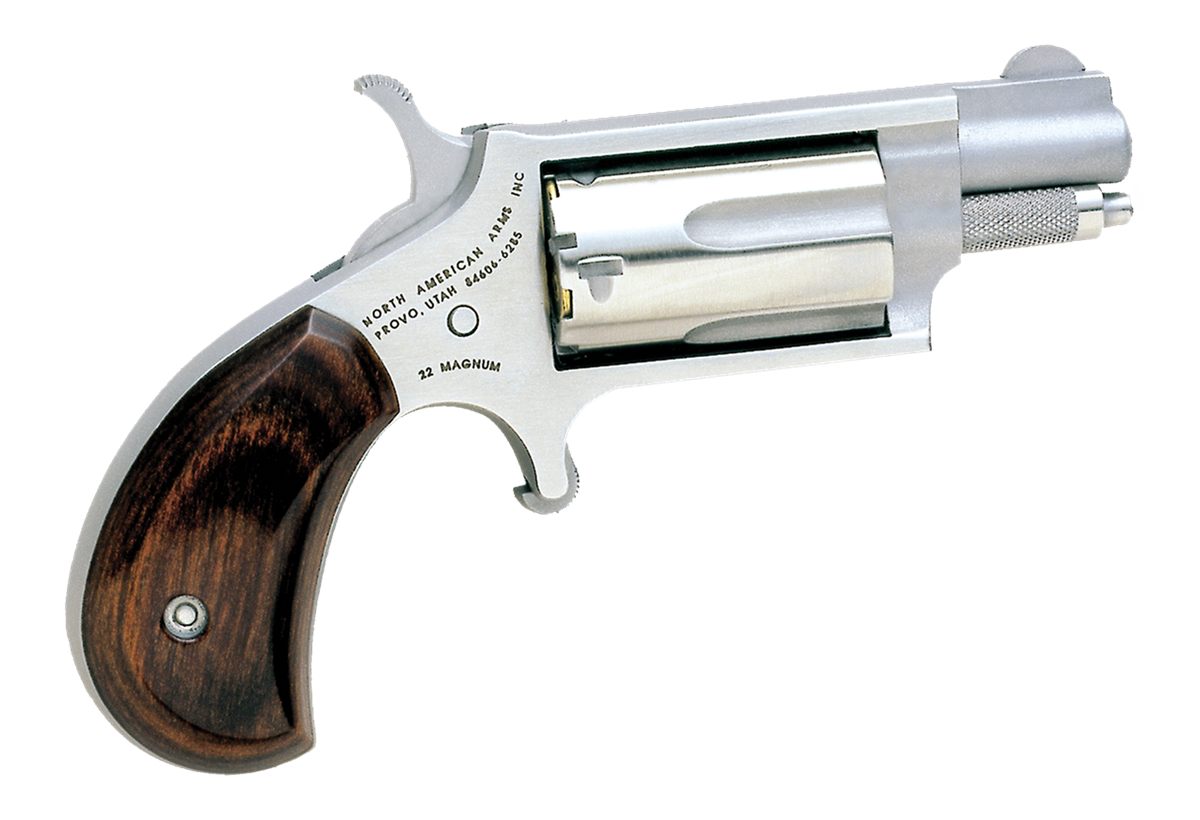 North American Arms 22MS Mini-Revolver CA Compliant 22 WMR 5 Shot 1.13in St