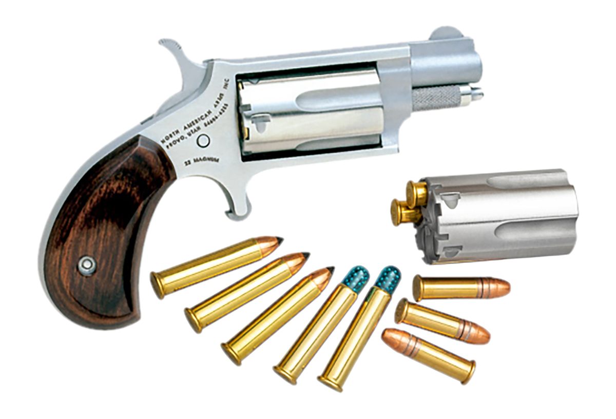 North American Arms 22MSC Mini-Revolver 22 LR/22 WMR 5 Shot 1.13in Stainles