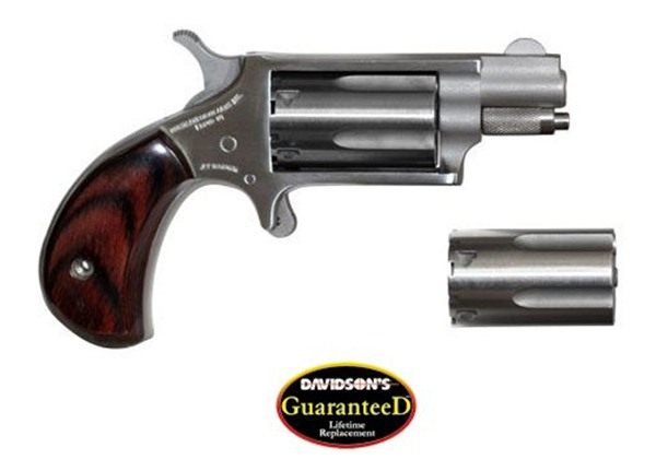 North American Arms 22MSC Mini-Revolver 22 LR/22 WMR 5 Shot 1.13in Stainles view 2