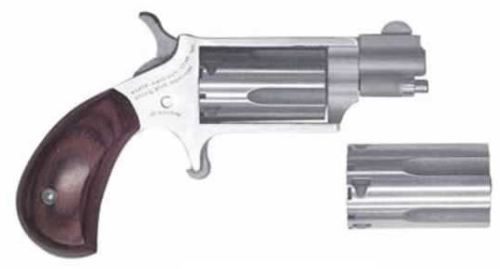 North American Arms 22MSC Mini-Revolver 22 LR/22 WMR 5 Shot 1.13in Stainles view 3