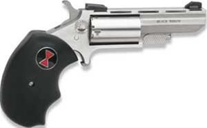 North American Arms NAA Black Widow Combo 2in AS 22LR/22WMR S/S Rubber view 3