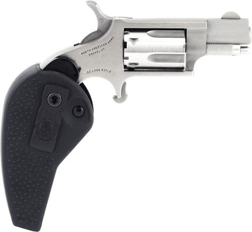 North American Arms 22LRHG Mini-Revolver 22 LR 5 Shot 1.13in Stainless Barr view 3
